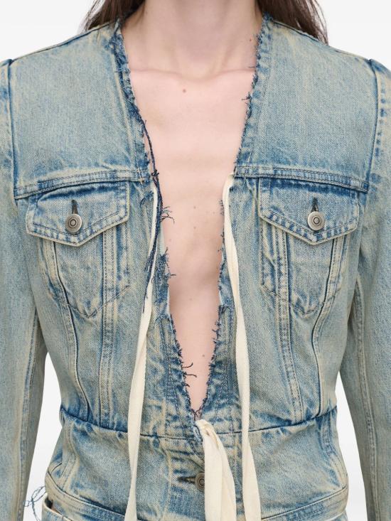 26SS 마르지엘라 데님 자켓 S29AM0412M30066 962 ICE BLUE - MAISON MARGIELA