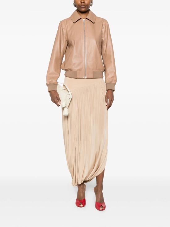 26SS 이브살로몬 가죽 자켓 25EYV20155APXX A2293 TAN SAND - YVES SALOMON