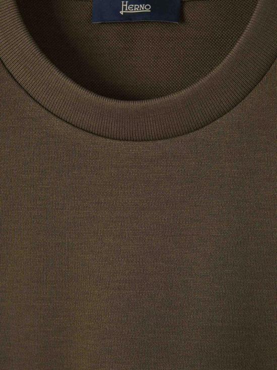 26SS 에르노 반팔 티셔츠 JG000206U52059 7745 VERDE MILITARE - HERNO