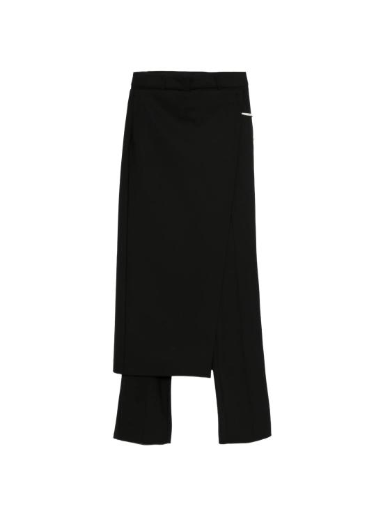 26SS 막스마라 스트레이트 팬츠 2612131061650 001 NEGRO