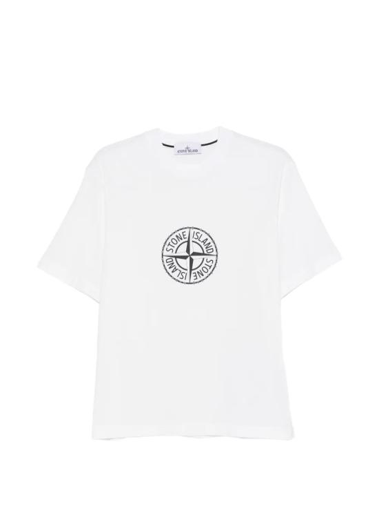 26SS 스톤 아일랜드 반팔 티셔츠 L1S152100001S0362 V0001 WHITE