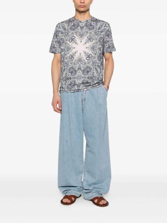 26SS 에트로 반팔 티셔츠 MRMA0002AKI10 X0880 - ETRO