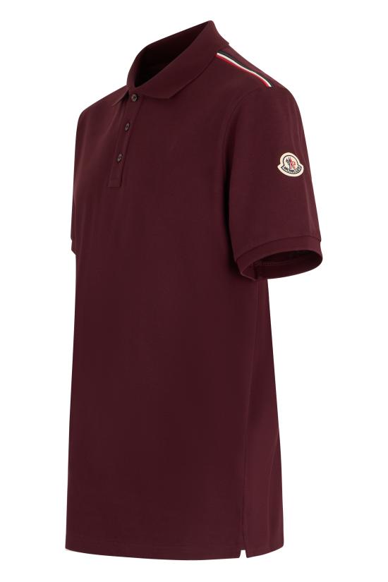 26SS 몽클레어 폴로 티셔츠 L10918A0003189A16 480 DARK RED - MONCLER