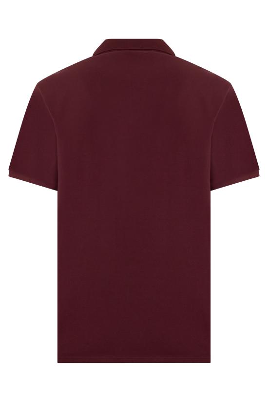 26SS 몽클레어 폴로 티셔츠 L10918A0003189A16 480 DARK RED - MONCLER