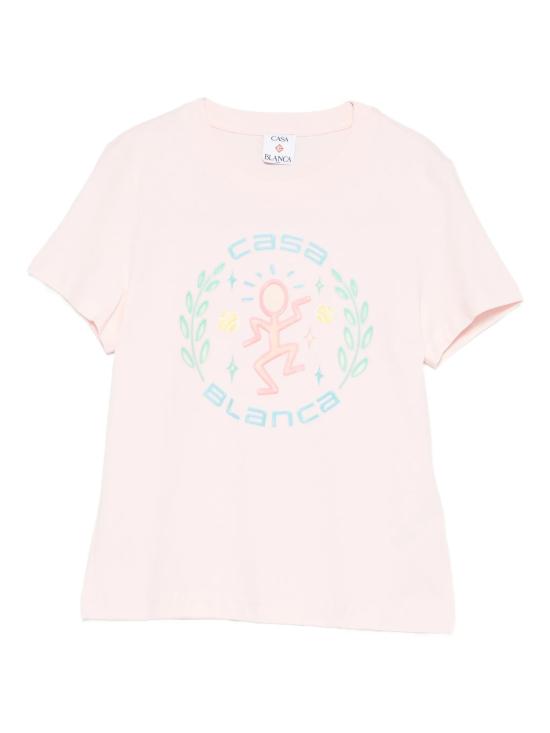 26SS 카사블랑카 반팔 티셔츠 WSP26JTS020 02 DANCE JOY