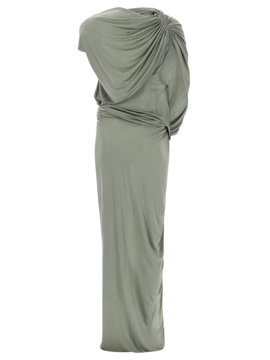 26SS 릭 오웬스 롱 원피스 LI01F7510 JVS45 GREEN - RICK OWENS