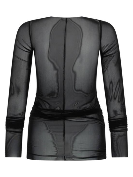 26SS 릭 오웬스 긴팔 티셔츠 LI01F7202 TUS09 BLACK - RICK OWENS