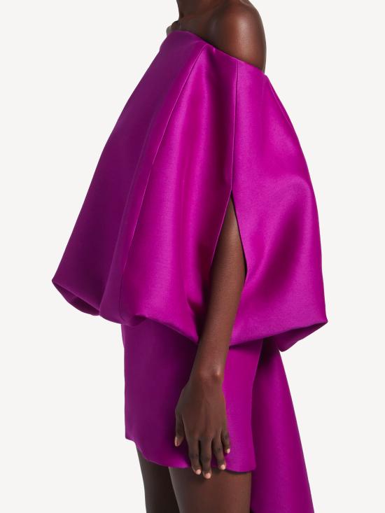 26SS 발렌시아가 미디 원피스 875842TUT22 5100 PINK PURPLE - BALENCIAGA