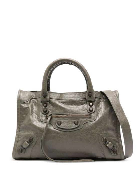 26SS 발렌시아가 르 시티 스몰 백 볼케닉 락 8114422ABEK 3258 GREEN