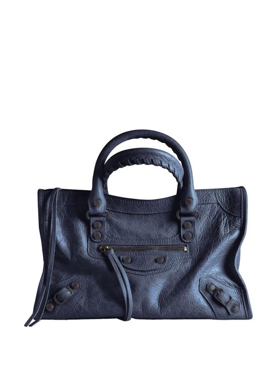 26SS 발렌시아가 르 시티 스몰 백 볼케닉 락 8114422ABEK 4649 BLUE