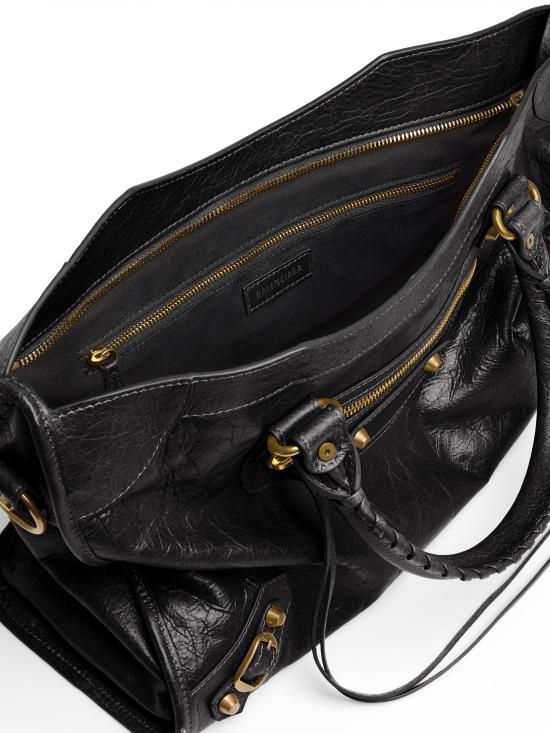 26SS 발렌시아가 르 시티 미디움 백 823058210F6 1000 BLACK - BALENCIAGA