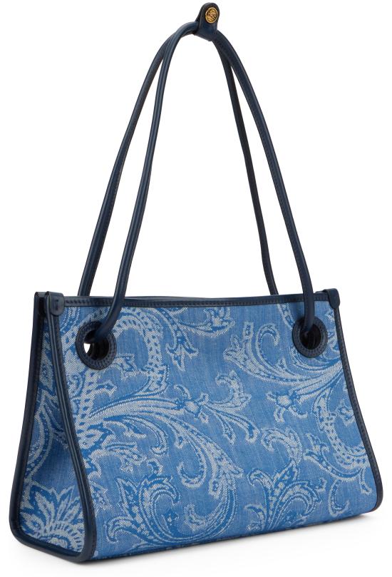 26SS 에트로 숄더백 WP1D0062AQ364B0025 Light Blue - ETRO