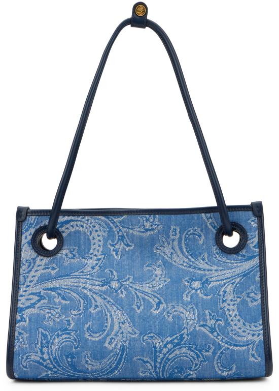 26SS 에트로 숄더백 WP1D0062AQ364B0025 Light Blue - ETRO