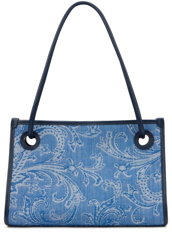 26SS 에트로 숄더백 WP1D0058AQ364B0025 Light Blue - ETRO