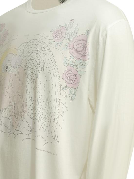 26SS 아워레가시 크루즈 롱슬리브 폴른 엔젤 프린트 M2266CFPFAREWELL WHITE - OUR LEGACY