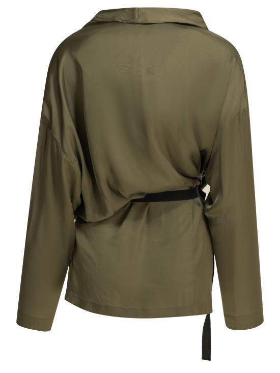 26SS 사 수 파이 블라우스 S26134VS0750 GREEN - SA SU PHI