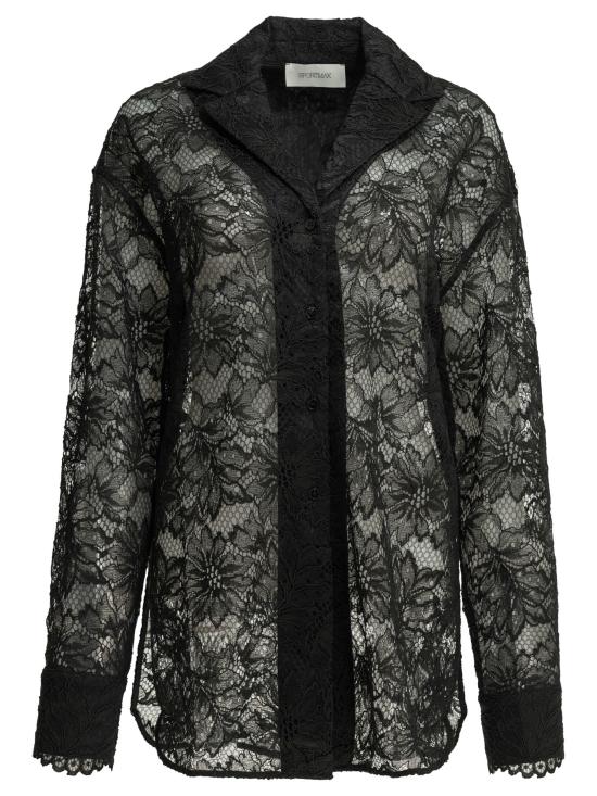 26SS 막스마라 스포츠막스 블라우스 2612911012600SPXCACHI002 BLACK