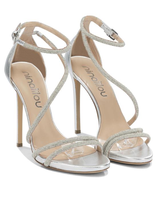 26SS 니나리루 힐/펌프스 361043MCNAPPALAMINATOARGENTO SILVER - NINALILOU