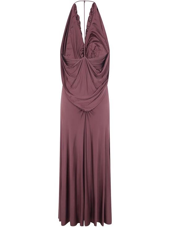 26SS 셀프 포트레이트 미디 원피스 SS26161M BROWN - SELF PORTRAIT