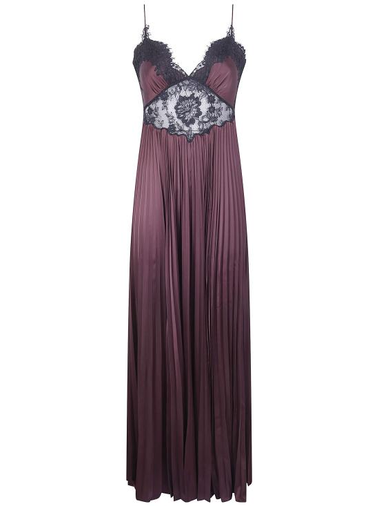 26SS 셀프 포트레이트 미디 원피스 SS26157X BROWN