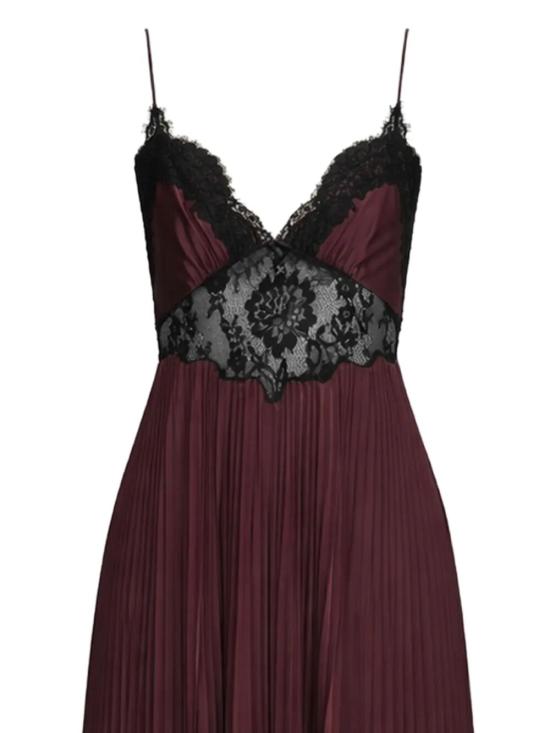 26SS 셀프 포트레이트 미디 원피스 SS26157X BROWN - SELF PORTRAIT