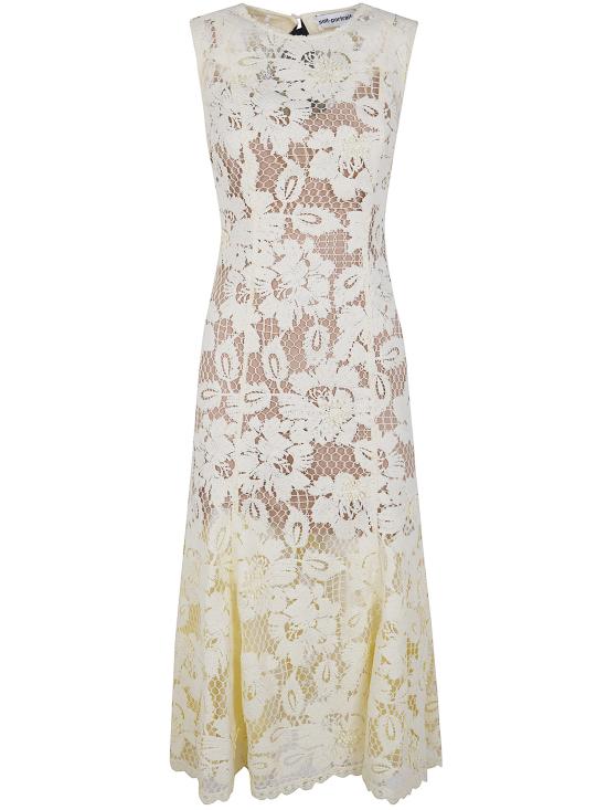 26SS 셀프 포트레이트 미디 원피스 SS26094M YELLOW YELLOW ORANGE