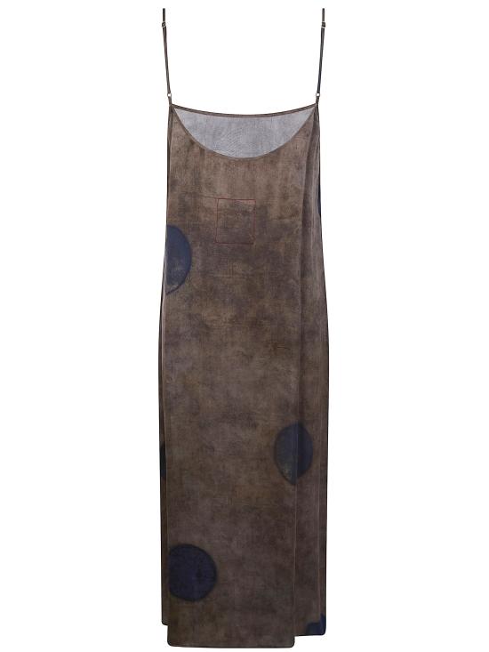 26SS 우마 왕 롱 원피스 UW5083098 UW063 BROWN - UMA WANG