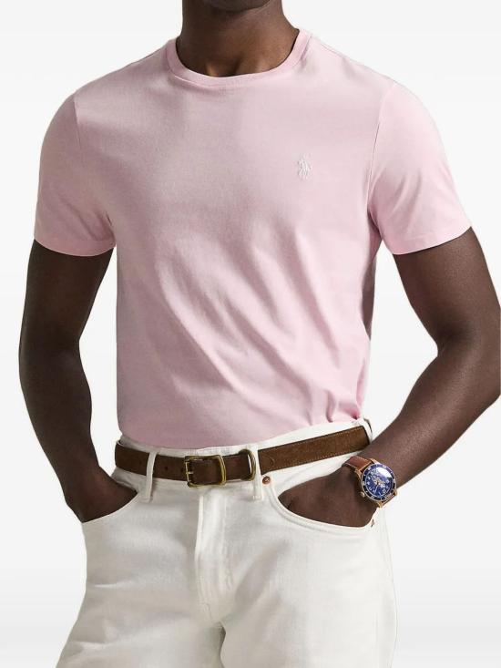 26SS 폴로 랄프로렌 포니로고 자수 반팔 티셔츠 710671438520 GARDEN PINK - POLO RALPH LAUREN