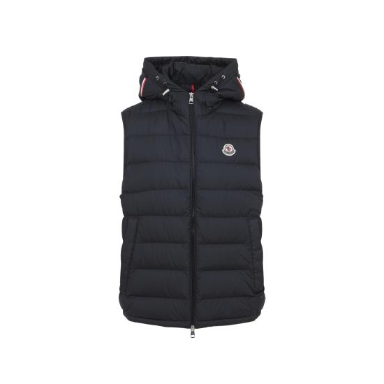 25FW 몽클레어 패딩 조끼 L10911A00019597X2 999 BLACK - MONCLER
