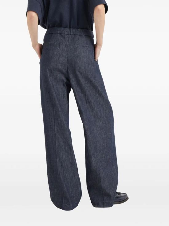 25FW 브루넬로 쿠치넬리 스트레이트 팬츠 MB125P5949 C001 - BRUNELLO CUCINELLI