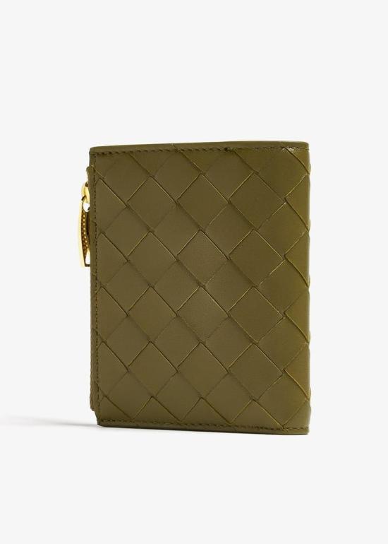 26SS 보테가베네타 지갑 742330VCPP3 3327 OLIVE OILGOLD 3327 OLIVE OIL GOLD - BOTTEGA VENETA