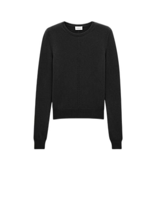 26SS 생로랑 스웨터 808069YALL2 1000 BLACK