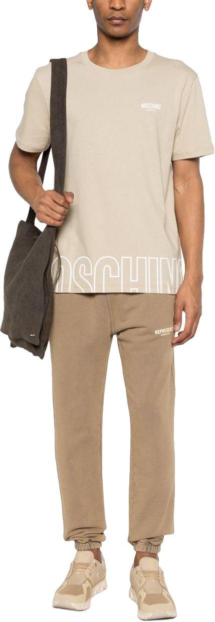 26SS 모스키노 반팔 티셔츠 A070844190081 BEIGE - MOSCHINO