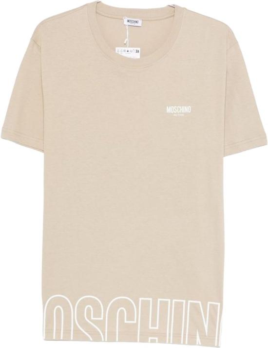 26SS 모스키노 반팔 티셔츠 A070844190081 BEIGE