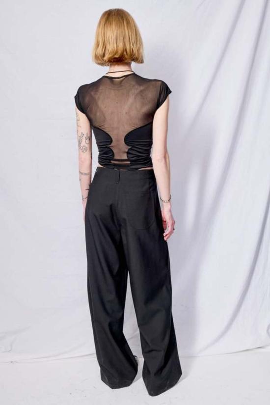  어셈블리 뉴욕 스트레이트 팬츠 어셈블리 블랙 수팅 풀 팬츠 - ASSEMBLY NEW YORK