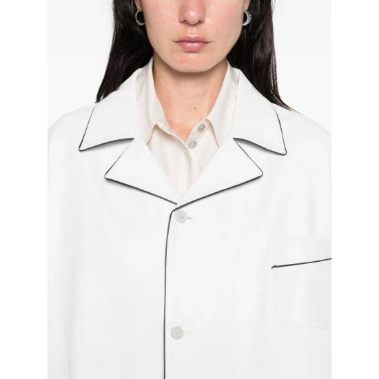  프라다 자켓 셔츠 재킷 화이트 - PRADA