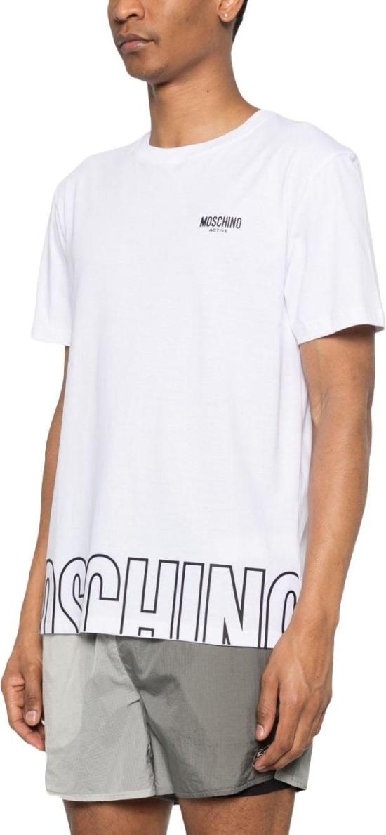 26SS 모스키노 반팔 티셔츠 A070844190001 WHITE - MOSCHINO