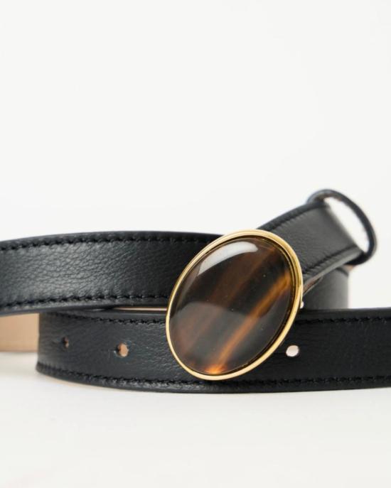  비로우더레귤러 벨트 레귤러 벨트 B 로우 더  키마니  블랙 타이거 아이 - B LOW THE BELT