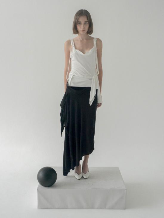  CARO CHIA 민소매 티셔츠 카로 치아 팔로 탱크탑 - OTHER BRANDS