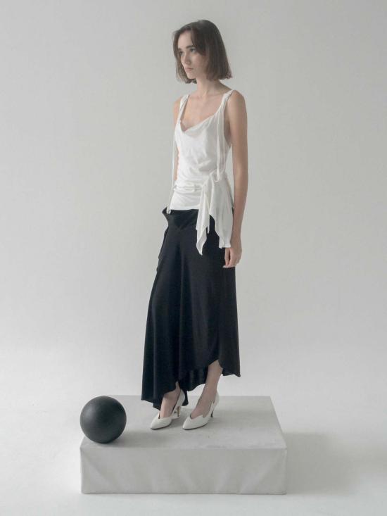  CARO CHIA 민소매 티셔츠 카로 치아 팔로 탱크탑 - OTHER BRANDS