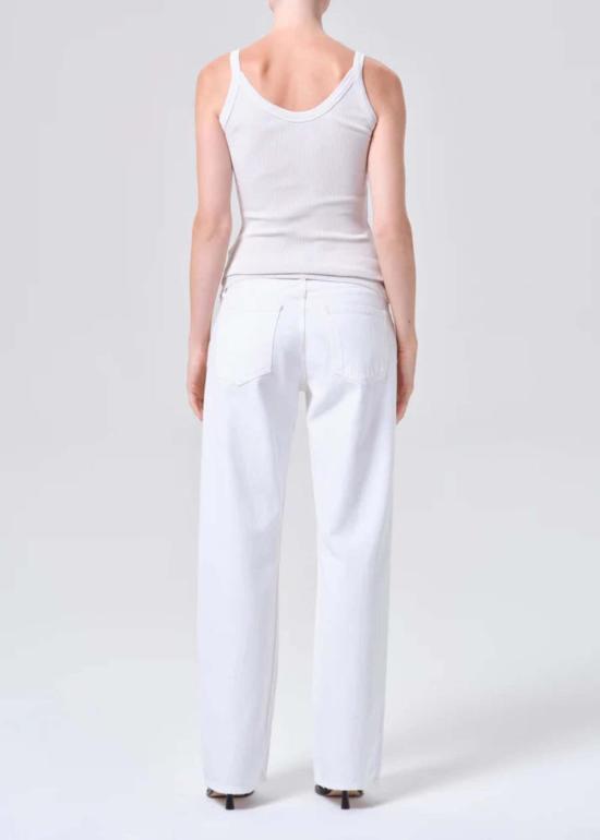  에이골디 데님 팬츠 아골드 로우 라이즈 루즈 진 마시멜로 - AGOLDE