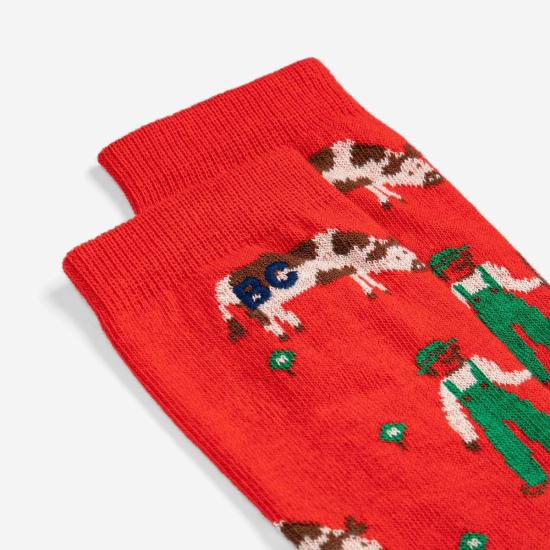  [키즈] 보보쇼즈 발목 양말 키즈 보보 초이스 팜 어드벤처 롱삭스 - BOBO CHOSES