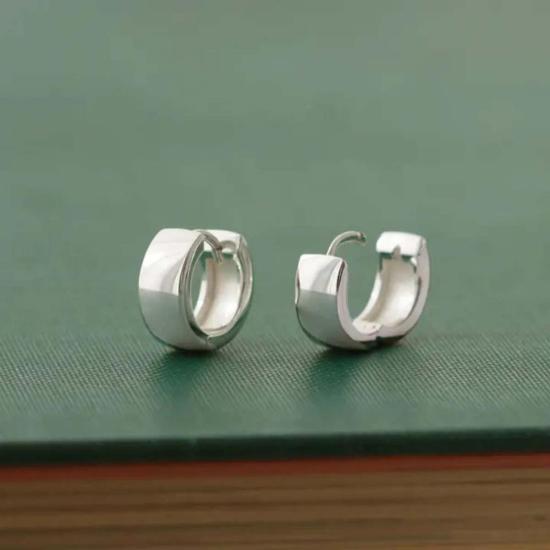  크리스 네이션스 이어링 와이드 힌지드 허기 후프