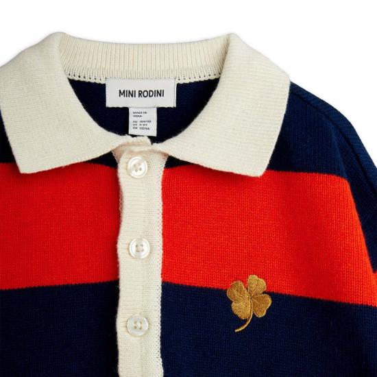  [키즈] 미니로디니 폴로 셔츠 키즈 미니 로디니 클로버 니트 럭비 스웨터 - MINI RODINI
