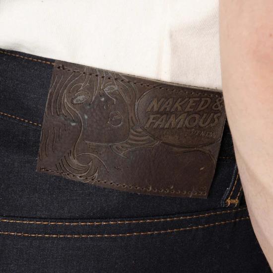  네이키드 & 페이머스 데님 팬츠 네이키드앤페이머스 스트롱 가이 진 인디고 - NAKED & FAMOUS