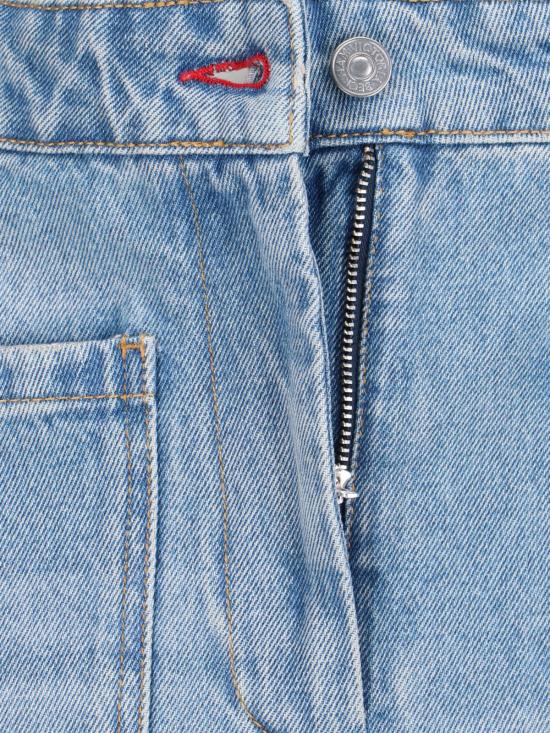  빅토리아 베컴 데님 팬츠 알리나 스트레이트 진 페일 블루 워시 - VICTORIA BECKHAM