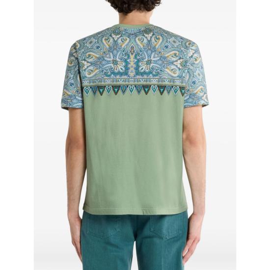 26SS 에트로 셔츠 AKI12 MRMA002 X0890 GREEN BLUE - ETRO