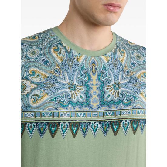 26SS 에트로 셔츠 AKI12 MRMA002 X0890 GREEN BLUE - ETRO