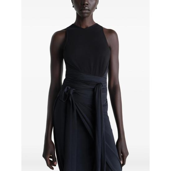 26SS 르메르 민소매 티셔츠 OT0008 LJ1050 BK980 BLACK - LEMAIRE