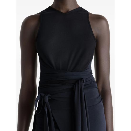 26SS 르메르 민소매 티셔츠 OT0008 LJ1050 BK980 BLACK - LEMAIRE